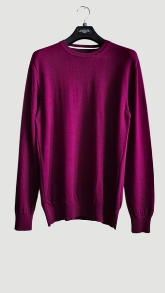 Men Charles Tyrwhitt Sweater Purple Wool 38 / M /