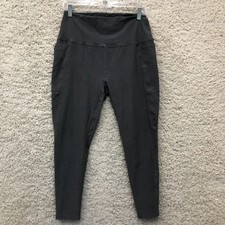 BeyondYoga Leggings Extra Large Adult Gray High Rise Pockets Yoga Gym Womens XL