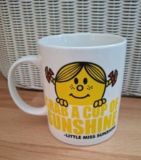 Grab a Cup of Sunshine Mug - Little Miss Sunshine, Mr Men Mug by Thoip 2015 VGC