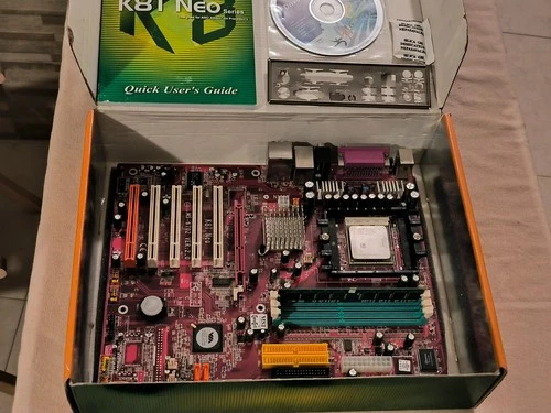 🖥️ MSI K8T Neo ATX motherboard - Athlon 64 3000+ CPU - Windows 98 compatible