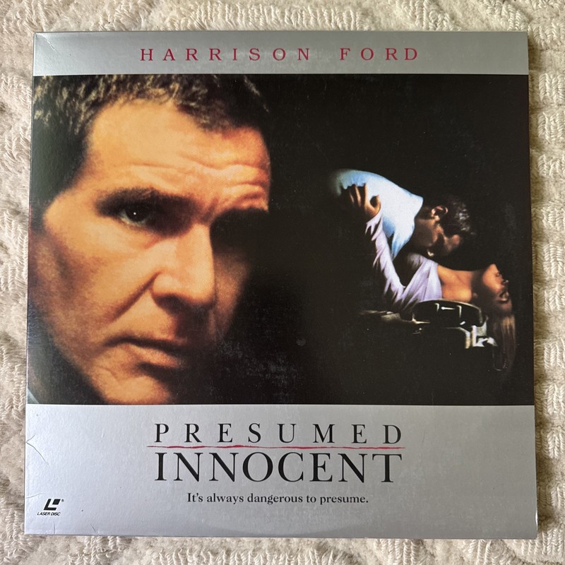 Presumed Innocent Widescreen Laserdisc LD Harrison Ford