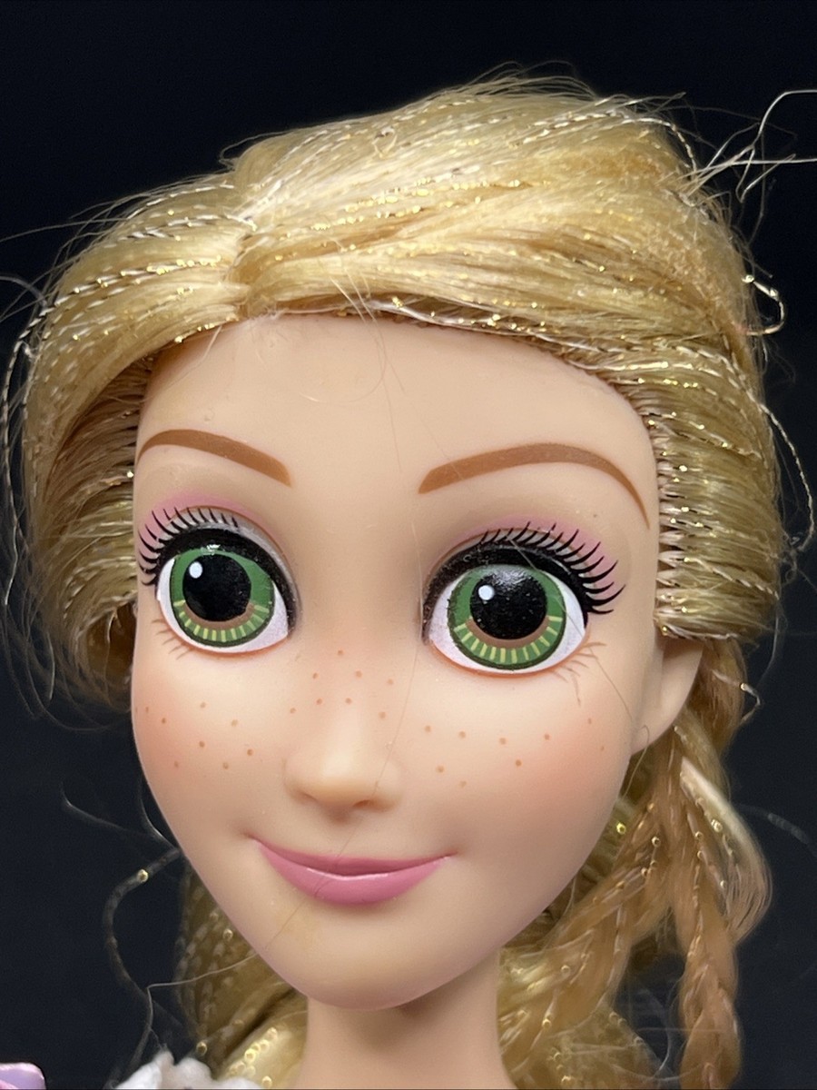 Disney Store Tangled Rapunzel 16” Singing Doll Hair & Lantern