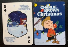 Swap Playing Card   CHARLIE BROWN CHRISTMAS   A Snowy Night