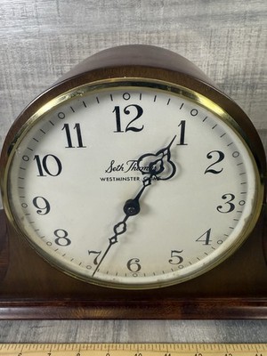 Seth Thomas Medbury Mantel Clock Westminster Chime w/Key Medbury