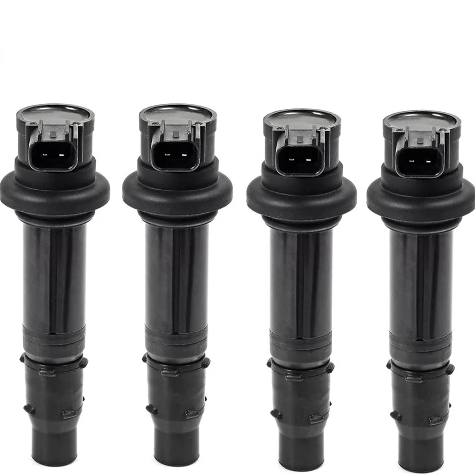 4x Ignition Coil & Spark Plug Set For Yamaha FZS1 FZ1 YZFR1 YZFR6 VMAX1700 Vmax — 第 4/4 张图片