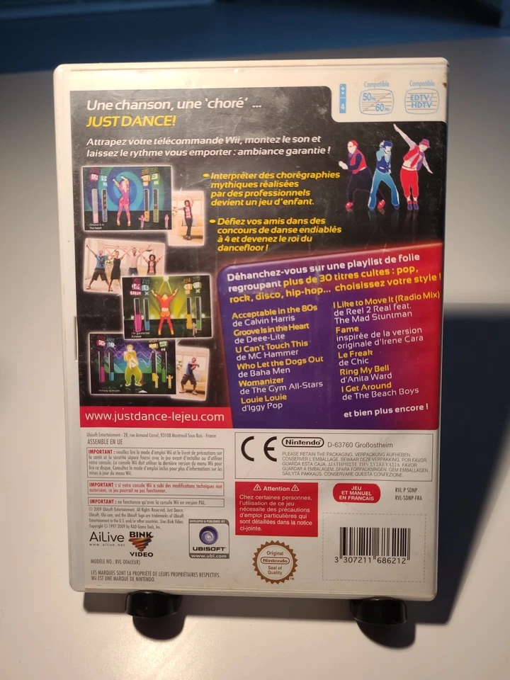 Just Dance Nintendo Wii Complet PAL FR  / En Bon État  - Photo 2/3