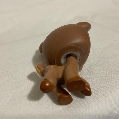 Littlest Pet Shop LPS Brown Spotted Deer curly eyelash - Picture 4 of 4