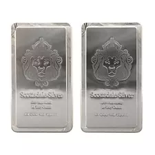 2 x 10 oz .999 Silver Scottsdale STACKER® Silver Bars #A248