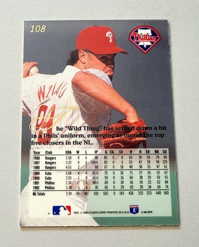 1993 Flair Baseball MLB Trading Cards #1-200 U-Pick/Complete Your Set - Picture 125 of 211