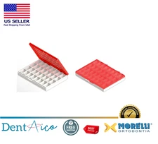 Box for orthodontics bands Universal upper R/L red Orthodontic product Supply