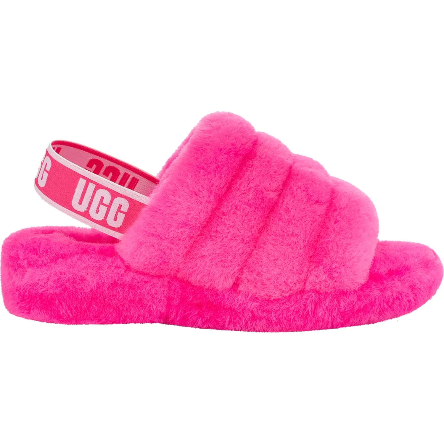 UGG Z7968* Pantofole da donna rosa lanugine Yeah in pelle di pecora taglia US 4 EU 36