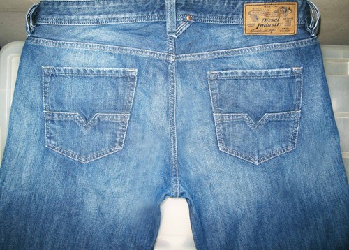 *HOT AUTHENTIC Men's DIESEL @ LARKEE 8XR STRAIGHT Denim Jeans 36 x32 (Fit 37x33) | eBay