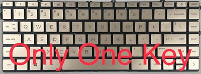 HP Laptop 14M DY1033DX US Keyboard One Key Cap + Hinge Original