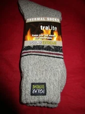 Polar Extreme Xtralite Thermal Lightweight Fleece Lined Winter Socks Fits 6-12