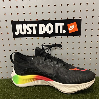 Nike Mens Zoom Fly 4 Running Shoe DQ4993 010 Black Neon Multi