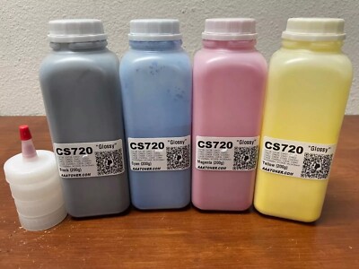 (200g x 4) Toner Refill for Lexmark CS622, CX421, CX522, CX622, CX625, C2325 dw