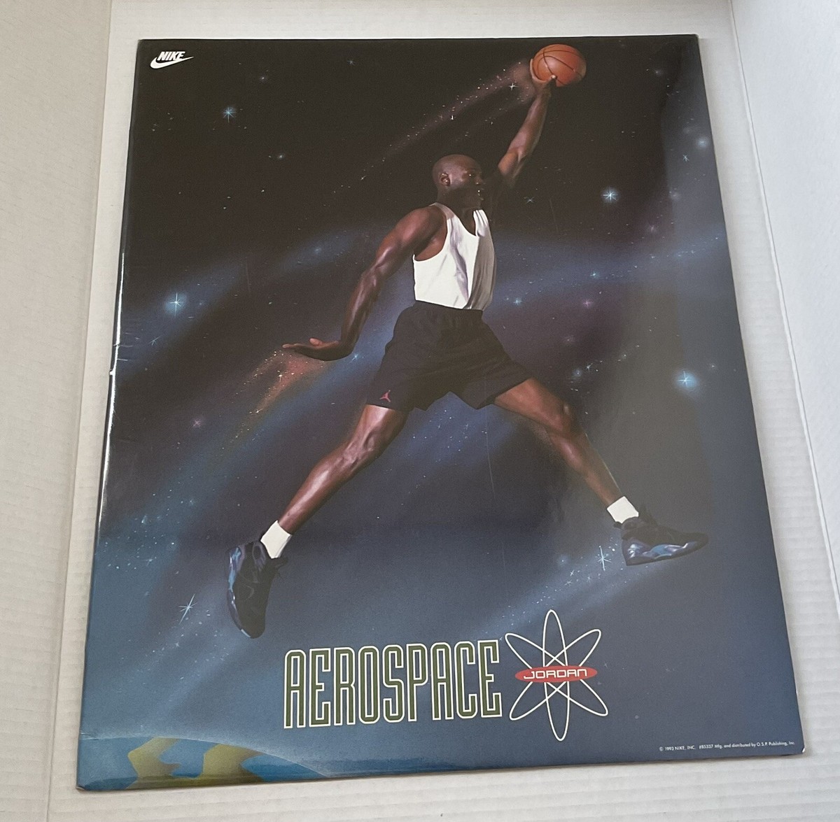 Vintage Michael Jordan AEROSPACE Poster (1993) Nike Sealed