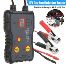 Auto Fuel Injector Tester 4 Pulse Modes 12V Car Injector Cleaner Controller Tool