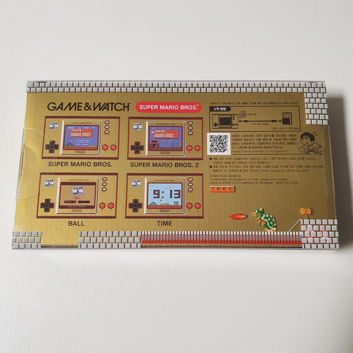 Nintendo Korea Game & Watch Super Mario Bros Korean First Edition