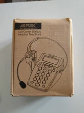 AGPTEK Call Center Dialpad Headset Telephone Set Model HA0021