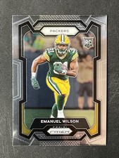 2023 Panini Prizm #335 Emanuel Wilson Green Bay Packers RC