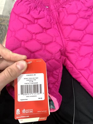 the north face infant pink snow pants 0-3 months winter | eBay