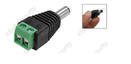 50 Stück - CCTV Kamera DC Strom Stecker Klinkenstecker 2,1 mm * 5,5 mm - Bild 2 von 2
