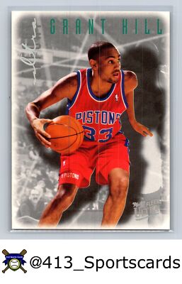 1996-97 Fleer Ultra Grant Hill Elite Effort Detroit Pistons #142