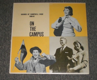 #ad Sounds Of Campbell High 1960 61 On The Campus Blue Vinyl FAST SHIPPING $28.01
