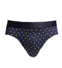 Hom Men Mougins Mini Briefs Navy Print Size M