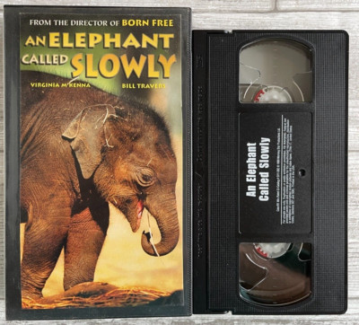 An Elephant Called Slowly VHS Virginia McKenna Bill Travers George Adamson 1970