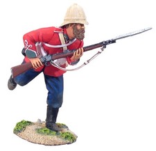 BRITAINS ANGLO ZULU WAR 20044 BRITISH 24TH FOOT CHARGING NO.1 MIB