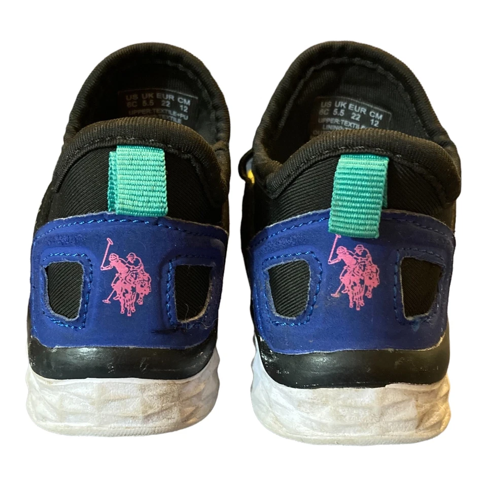 6C 幼儿美国马球 ASSN 弹性鞋 Atom LL NW6549 80 年代 90 年代复古粉色 — 第 3/4 张图片