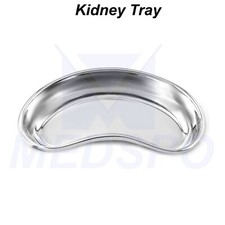 Surgical Kidney Dish Tray Dental Instrument Holding Storage Bowl Stainless Steel
