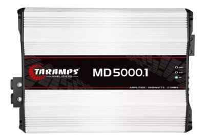 Amplificador de áudio veicular TARAMPS MD 5000 2ohms monocanal 5000Watts