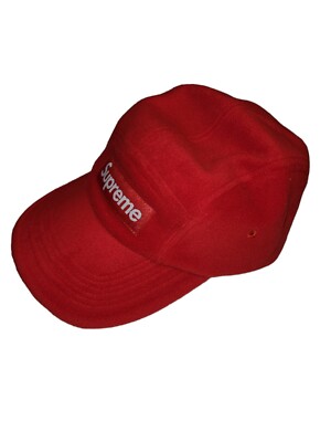 Supreme Polartec Camp Cap Red Strap 5 Panel Classic Fleece | eBay