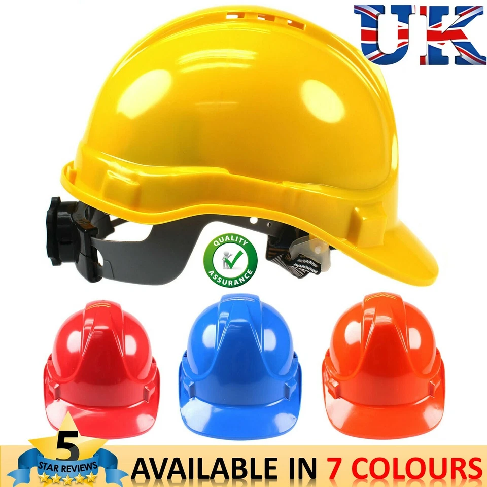 SUPREMETTF MENS HARD HAT SAFETY LADIES CONSTRUCTION HELMET CAP VENTED WORK PROTECTION NEW