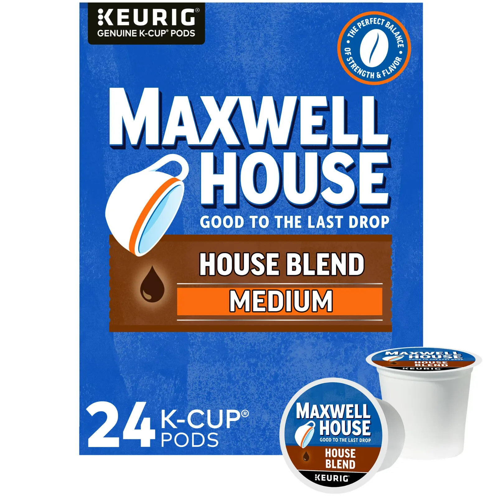 Maxwell House House Blend Coffee 24 to 192 K cups Pick Any Size FREE SHIPPING 