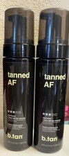 Set of 2 b.tan Self Tan Mousse Tanned AF Darkest Self Tanner 6.7 oz each