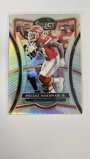 2019 Panini Select Silver Prizm Mecole Hardman JR Premier Level Rookie Card #104. rookie card picture