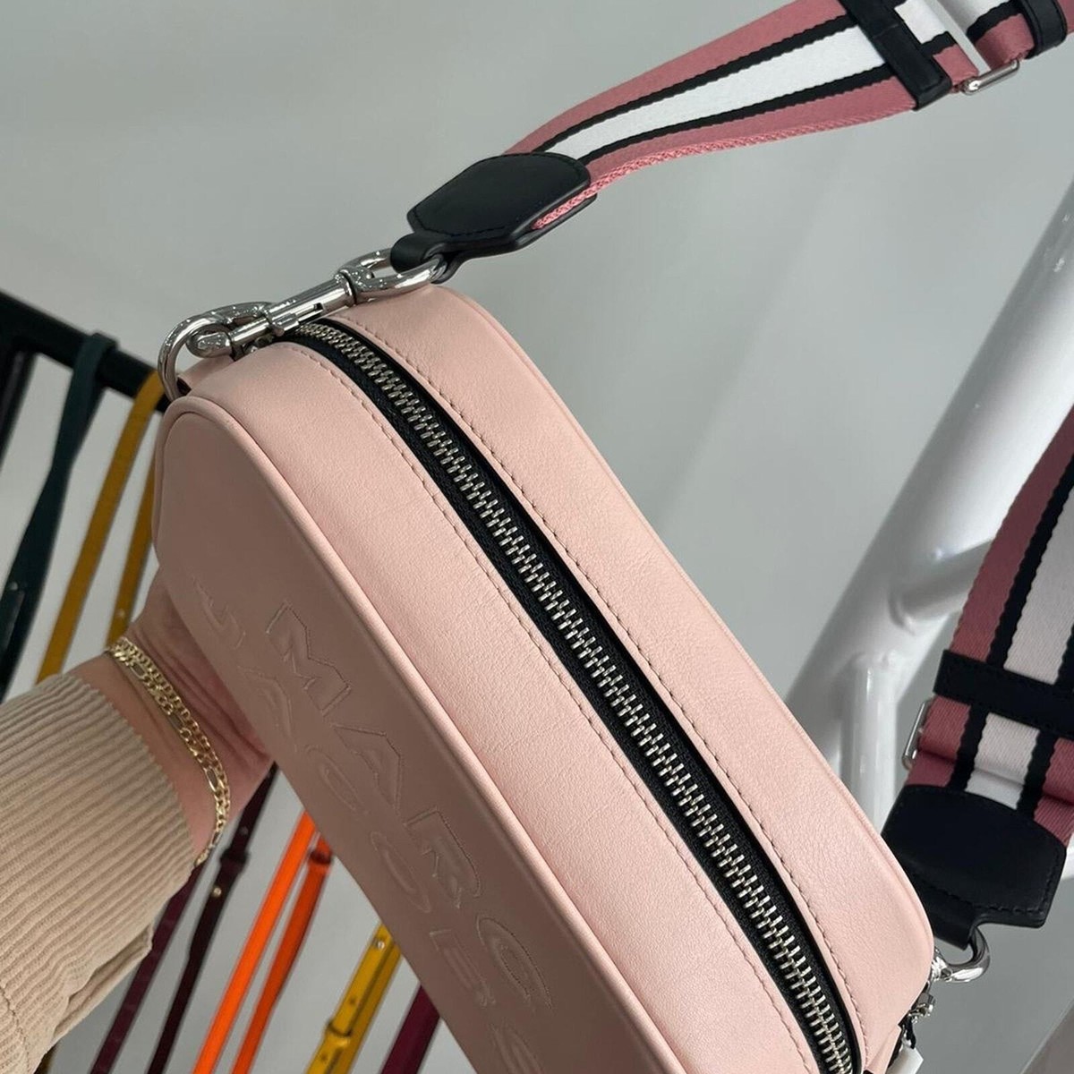 MARC JACOBS Perfect Flash Crossbody M0014465 IN Peach Whip | eBay