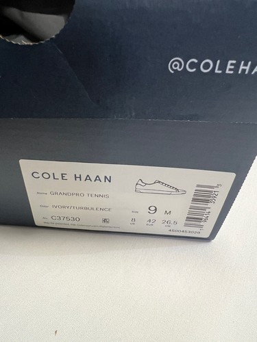 Cole Haan Grandpro Tennis Men's Sneaker C37530 Ivory size 9 | eBay