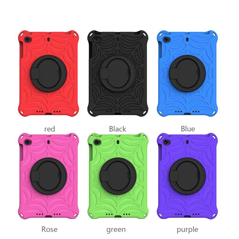 Strap Case For iPad mini 2 3 4 5 EVA FOAM Shockproof Kids Heavy Duty Ring Cover - Image 2 of 4