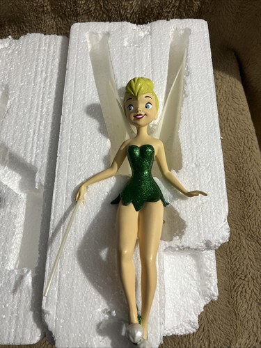 RAR Vintage Sammlerstück Weihnachten Disney Tinker Bell Glasfaser Baumspitze - Bild 2 von 15