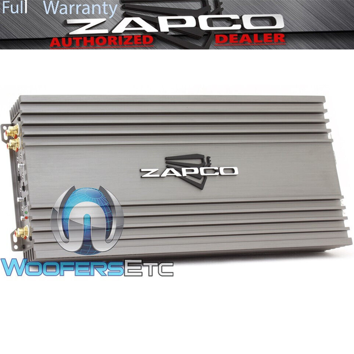 ZAPCO Z-150.4-II CLASS AB 4-CHANNEL 1100W RMS COMPONENT SPEAKERS