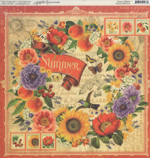 Graphic 45, Seasons Collection, Summer, 12x12, New