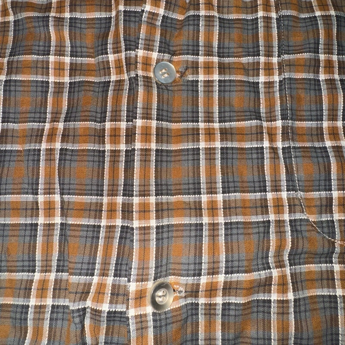 Sandy Mac Donald Shirt Mens Large Loop Collar Vintage 60s