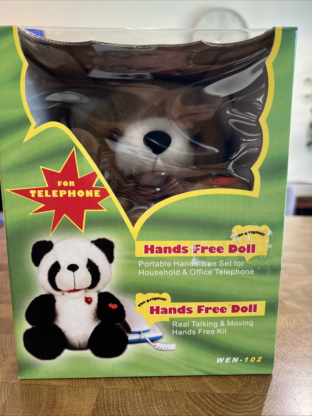 Hands Free Doll Stuffed Plush Teddy Bear Portable Telephone 