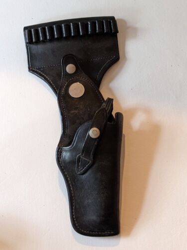 Vintage Smith & Wesson Leder Drehbar Waffe Halter Munition Bullet B26 24 Rh - Bild 1 von 7