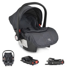 Moni Babyschale Trio Set mit Isofixbasis Royal, i-Size (40 - 87cm) Adapter